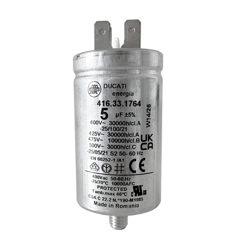 Motorkondensator 5 µF, 400 VAC